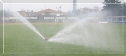 Irrigazione del tappeto erboso